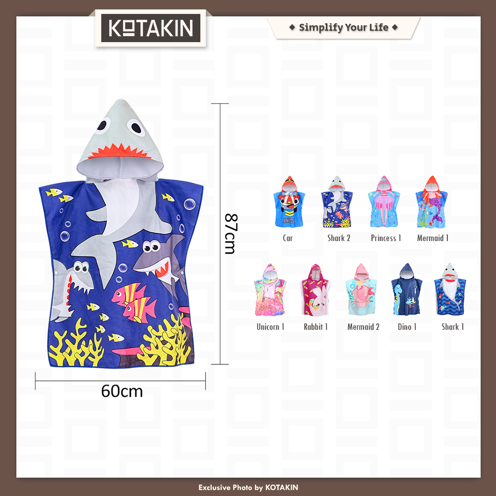 Handuk Mandi Anak Pengering Badan Renang